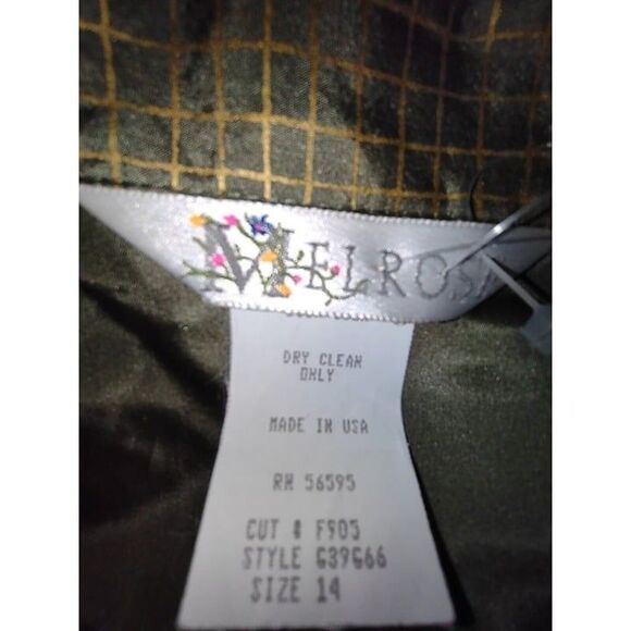 NET Sz 14 Vtg 100% Silk Top & Wrap Skirt Set Outfit Hearts & X's Novelty - Picture 6 of 9